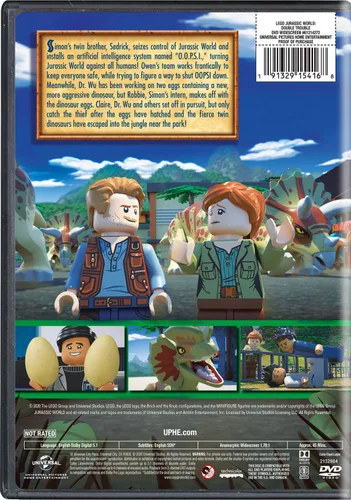 Vista 2 de LEGO Jurassic World Double Trouble DVD