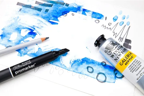 Vista 5 de Winsor & Newton Bloc de medios mixtos profesional, 7" x 10", 30 hojas, 250gsm, blanco