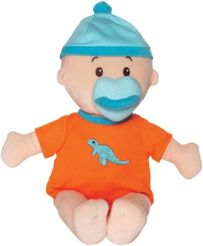 Vista 6 de Manhattan Toy Wee Baby Stella Tiny Dino - Juego de muñecas suaves de 12 pulgadas