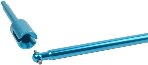 Vista 4 de Conjunto de eje y junta de hélice de aluminio para Tamiya TT-02 TT-02B 54501. 54502.