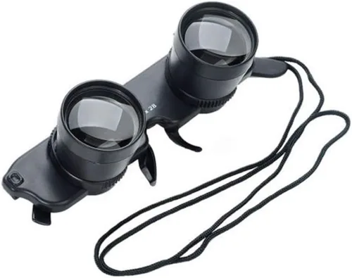 Vista 4 de 3 prismáticos de pesca con manos libres, portátiles, lentes de ópera, anteojos binoculares profesionales para pesca/observación