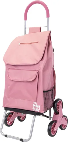 Vista 5 de dbest Products Carrito de escalador de escaleras Dolly con correas de mochila, carrito de compras Apartamento plegable para condominio