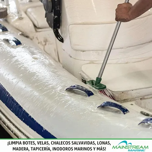 Vista 2 de Limpiador de barcos, jabón biodegradable de lavado de barcos, limpiador de cubierta para agua dulce y salada, suministros de limpieza de barcos