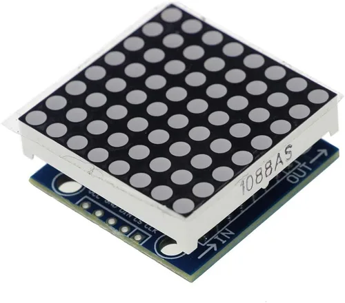 Vista 3 de HiLetgo 3 unids MAX7219 8x8 matriz de puntos LED módulo de pantalla 5V MCU control MAX7219 8 * 8 LED matriz de puntos kit de bricolaje
