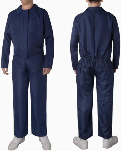 Vista 5 de CoserWorld Máscara de Halloween de Michael Myers disfraz con cuchillo falso, overol azul, traje de mecánico para hombres adultos