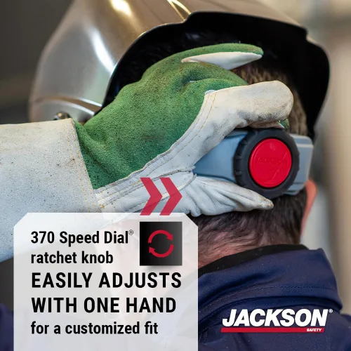 Vista 4 de Jackson Safety W10 HLX 100 - Casco para soldadura estática metal pesado., 1