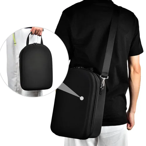 Vista 7 de Funda de transporte compatible con Oculus for Quest 2 Advanced Auriculares de realidad virtual todo en uno, caja para auriculares