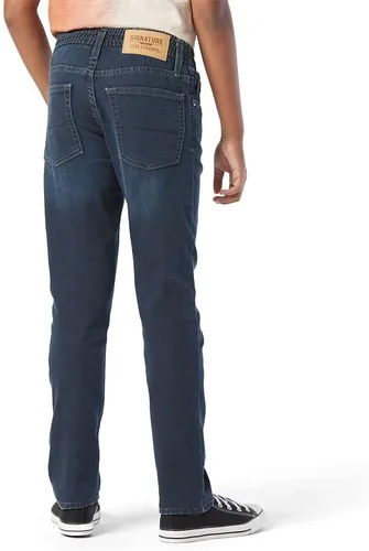 Vista 3 de Signature by Levi Strauss & Co. Gold Label Jeans ajustados sin cierre para niños