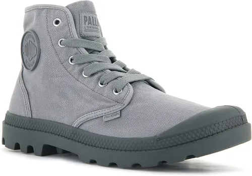 Vista 2 de Palladium Botas Pampa Hi para hombre, botas de lona vegana con cordones
