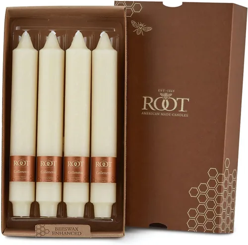 Vista 25 de Root Candles 59572 Timberline Collenette - Velas de cena sin perfume de 5 pulgadas, 8 unidades, oliva oscuro