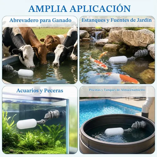 Vista 7 de MMonDod Paquete de 2 mini válvulas de bola flotante NPT de 1/2 pulgada