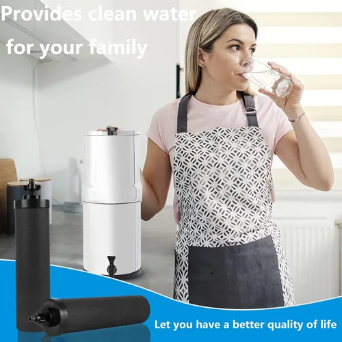 Vista 10 de Filtro de agua de repuesto con infusión de plata para sistema de filtros de bloque de carbono negro Berkey® BB9-2®, compatible con elementos