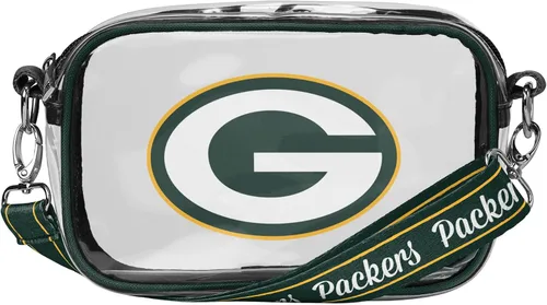Vista 34 de FOCO NFL Womens NFL Team Logo Stripe Clear Crossbody Bag