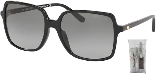 Vista 2 de Michael Kors MK2098U Square Sunglasses for Women BUNDLE with Designer iWear Complimentary Eyewear Care Kit