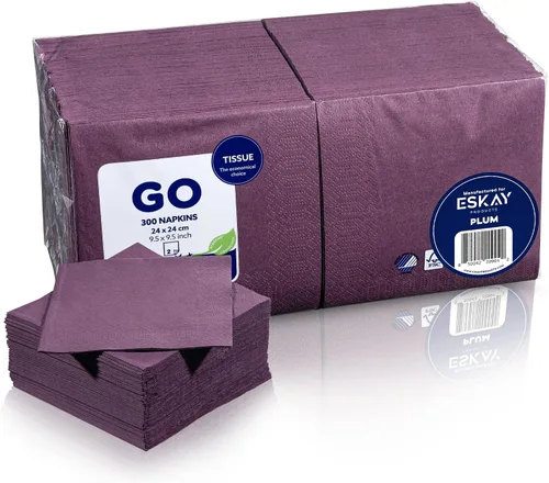 Vista 46 de Servilletas negras para bebidas, servilletas de papel desechables de 3 capas para bar, cóctel, bodas, cumpleaños, fabricadas en la UE, (20 unidades)