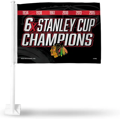 Vista 10 de Rico Industries Bandera de coche alternativa de doble cara de la NHL