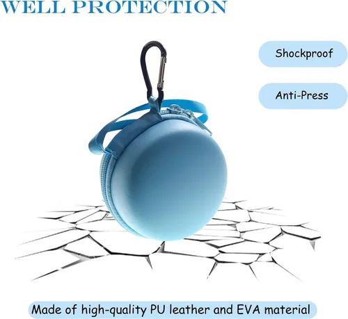 Vista 6 de Estuche rígido de EVA compatible con Bitzee Digital Pet Interactive Virtual Toy, soporte de viaje de almacenamiento para mascotas electrónicas