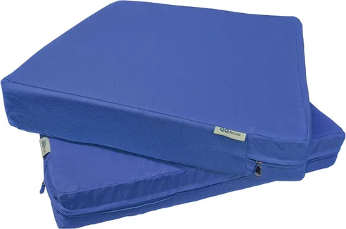 Vista 9 de Paquete de 2 cojines de plataforma de espuma viscoelástica para exteriores de 23 x 23 x 5 pulgadas con funda interna impermeable para muebles