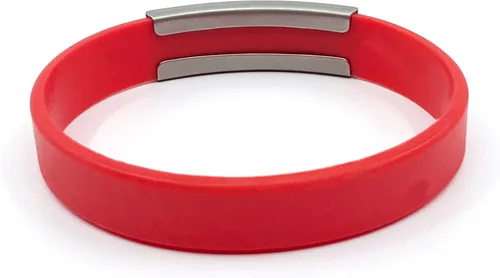 Vista 29 de Pulsera de identificación médica personalizada - Pulsera de seguridad para personas mayores grabada personalizada - Alerta de Alzheimer