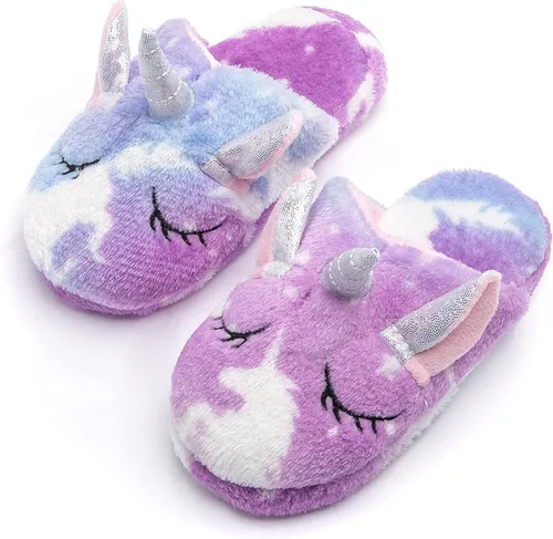 Vista 6 de Bata suave con capucha de unicornio con diadema y vendas para niñas