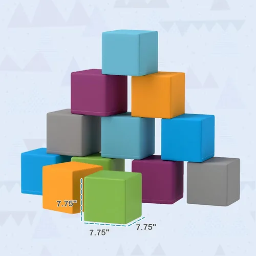 Vista 7 de Bloques de juego suaves Soozier de 12 piezas para niños preescolares contemporáneos