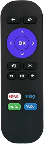 Vista 3 de Mando a distancia reemplazado para Roku 1 2 3 4 HD LT XS XD Roku Express 3900R Premiere 4620XB 4210XB 3900R 2500R 2700R 2450XB con botones de acceso