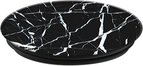 Vista 3 de Soporte y agarre 1 para celular de PopSockets, Mármol negro