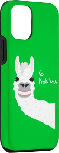Vista 3 de iPhone 15 Funny Llama Alpaca No Prob Llama Regalo Hombres Mujeres Caso