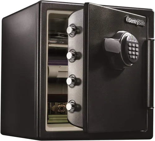 Vista 17 de SentrySafe Caja de seguridad contra incendios, caja de seguridad extra grande con clave, 1,23 pies cúbicos, SFW123CU