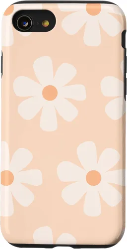 Vista 18 de Orange Floral Aesthetics Daisy Flower Daisies Pattern Case for iPhone 16