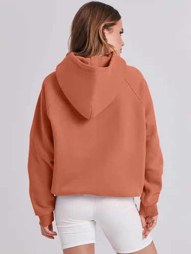 Vista 40 de ANRABESS - Sudaderas con capucha para mujer, sobre talla, de vellón de manga larga, modelo de 2024, para otoño