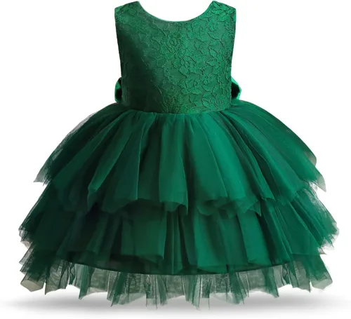 Vista 2 de NNJXD Baby Girl Princess Dress Bowknot Sequins Dresses