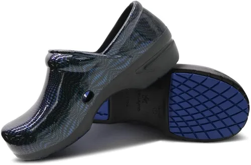 Vista 12 de Anywear SR Angel - Zuecos de enfermería, zapatos de trabajo antideslizantes para mujeres y hombres, zapatos de lactancia acolchados antideslizantes
