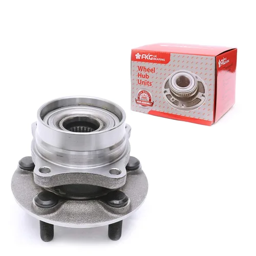 Vista 10 de FKG 513253 Conjunto de buje de cojinete de rueda delantera para A3 TT (Quattro), VW Tiguan Passat Jetta Golf CC EOS Beetle, brida de 4 pernos