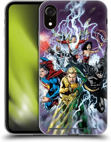 Vista 141 de Head Case Designs Funda de gel con licencia oficial de la Liga de la Justicia DC Comics #10 Darkseid War Comic Book Cover
