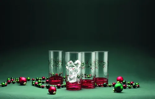 Vista 3 de Pfaltzgraff Winterberry - Vasos enfriadores (20 onzas, juego de 4)