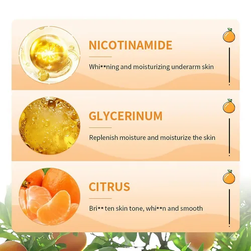 Vista 4 de Q.Z.Art Crema facial y corporal con vitamina C Aclarante para Axilas, Zonas Íntimas y Manchas Corporales - 1.76 oz