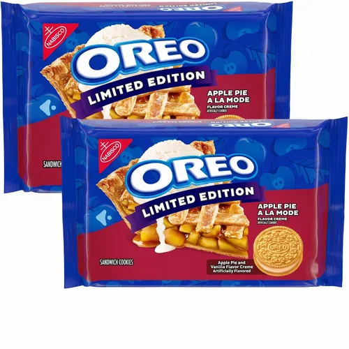 Vista 17 de OREO Galletas de Halloween de sándwich de chocolate con crema de naranja Edición limitada