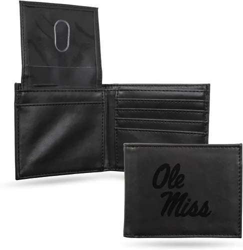 Vista 61 de NCAA Rico Industries Cartera Billetera con Grabado Láser Cartera Billetera con Grabado Láser - Diseño Delgado - Gran Regalo