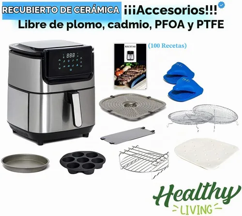 Vista 3 de Yedi Evolution - Freidora de aire de 6.8 cuartos de galón con cesta de cerámica, acero inoxidable