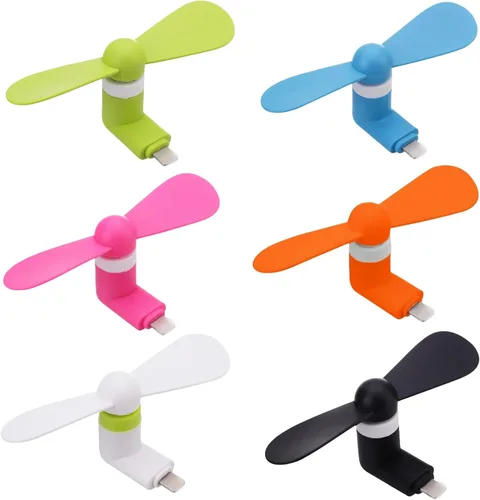 Vista 7 de Ventilador de teléfono celular para iPhone, compatible con iPhone 4/5/6/6S/7/8 Plus, X, XS Max, XR, 11/12/13/14 Mini Plus Pro Max SE 2/3,