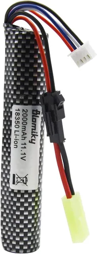 Vista 6 de Blomiky Batería recargable 3S de iones de litio de 11.1 V, 2000 mAh, adecuada para Air Soft Splatter Blaster / 183503 * 2