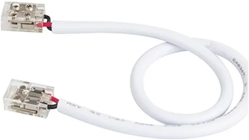 Vista 6 de WAC Lighting T24-BS-PM-CL, Basics & Gemini - Conector I de alimentación a cinta de 24 V CC (paquete de 10)