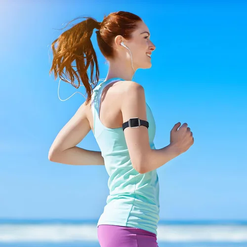 Vista 2 de Paquete de 3 correas elásticas de fitness, bandas deportivas ajustables para monitores de frecuencia cardíaca OTF, bandas de repuesto transpirables