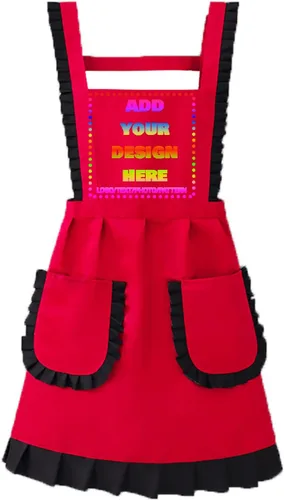 Vista 27 de Delantal personalizado personalizado para mujeres/hombres, delantales de cocina ajustables para estilistas de peluquería, delantales impermeables