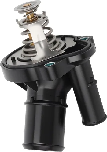 Vista 48 de Ensamble de carcasa de termostato IRONTEK con sensor 2L2Z8592AA para Ford Explorer 2002-2010, Explorer Sport Trac 2007-2010, para Mercury