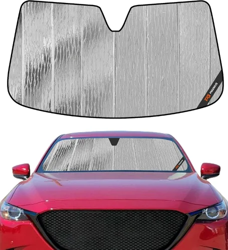 Vista 30 de Pigenius Parasol de parabrisas para Mazda CX-5 2013-2016 Parasol de ventana delantera - Salvaguardia