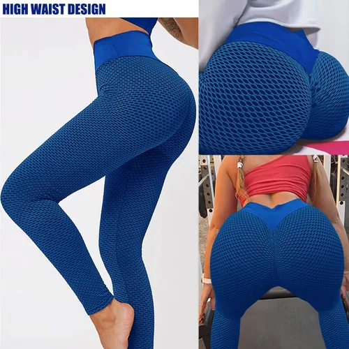 Vista 6 de AIMILIA - Leggings para mujer, levanta glúteos, anti celulitis, cintura alta, pantalones de yoga, entrenamiento, control de abdomen, mallas