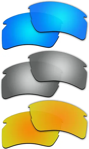 Vista 2 de 3par de lentes polarizadas para Oakley Flak 20XLGafas de sol de repuesto Pack P20