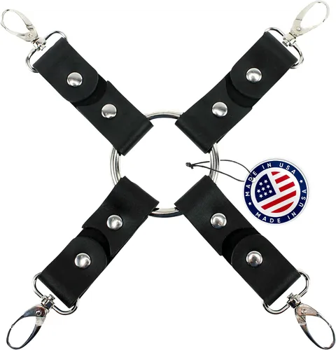 Vista 15 de Atlanta 4-Way Connector Latigo Leather Handcrafted Leather Connector
